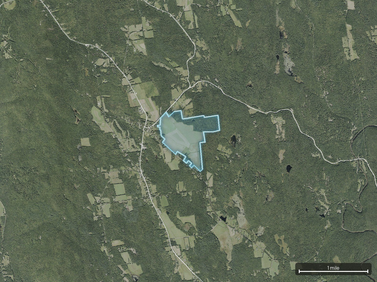 Context map of a Massachusetts land parcel