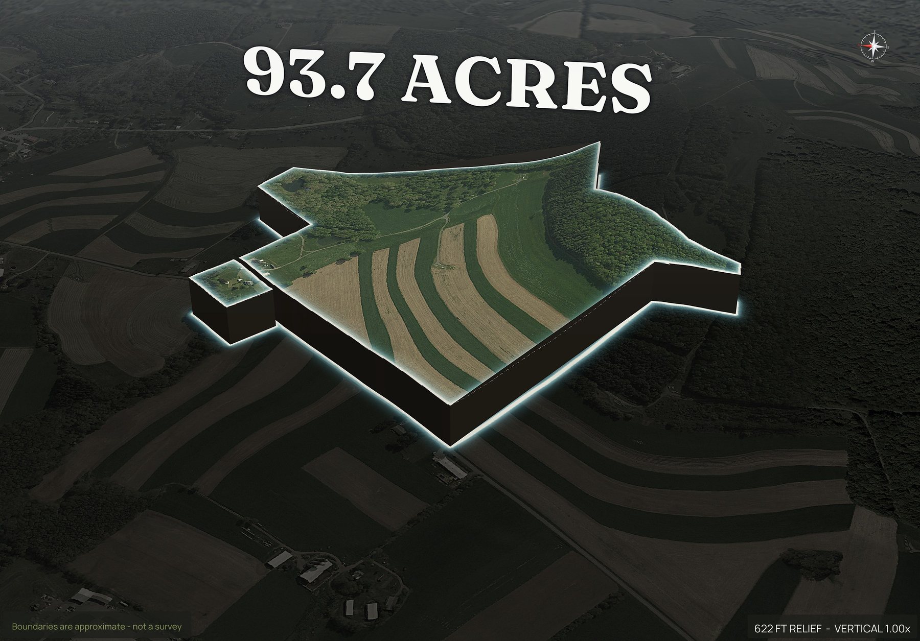 Pop-out of a Maryland land parcel