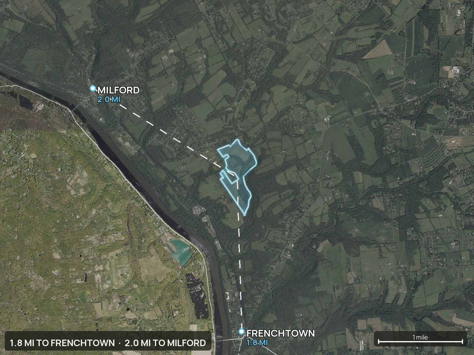 Context map of a New Jersey land parcel