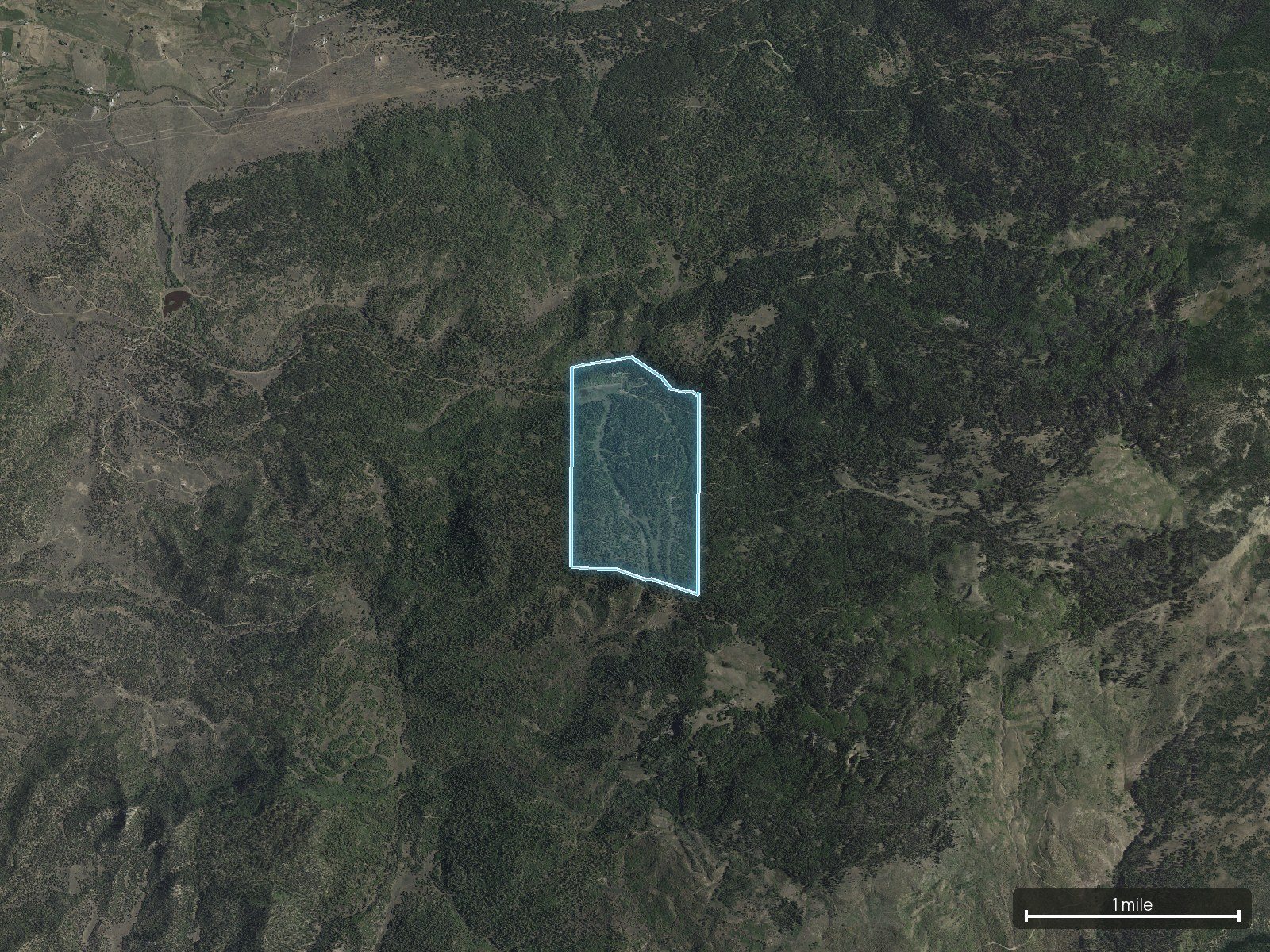 Context map of a New Mexico land parcel